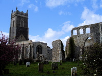 Sunday 30th August -- Songs of Praise in the church ruins